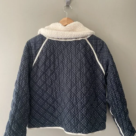 NWOT The Great. Reversible Quilted Print Puffer Jacket Size XS - Picture 6 of 9